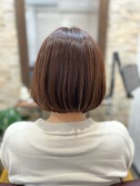 ハサミバイアトリエナガノ 千葉(8sami by atelier nagano)&nbsp;デザインカラー／レイヤーカット/ウエットヘア/オリーブベージュ