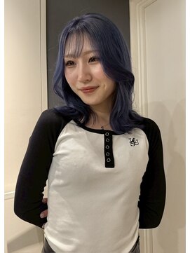 ソワンドゥブレスシエン 堀江店(soin de brace CIEN) グレーに落ちるブルージュ[堀江/髪質改善]