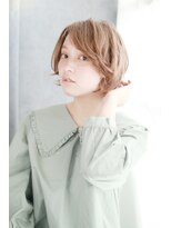 シャンティ 目白(SHANTi) ハイトーンかきあげふんわりボブ