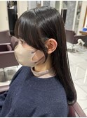 【朝の時間が楽に!前髪縮毛×顔まわりカット】目白 美容室
