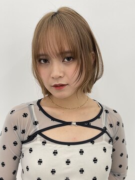 サンドイエナ 横浜店(sand yena) くびレイヤーボブルフネビージュ小顔ワンレンこなれミディ