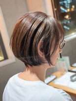 アーツ 茅ヶ崎(arts) ショートカット20代30代40代前髪あり面長丸顔ショートボブ