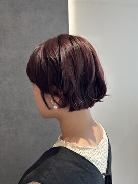 トータルビューティーサロン プリエ(prier) ミニボブ/ピンクブラウンカラー/透明感カラー/髪質改善