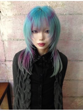 ハコ プラス(HACO+) 【Haco+】Leo_レイヤーカット_ダブルカラー