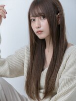 リソラ 池袋(LiSora)&nbsp;ミルクティーブロンド/デジタルパーマ/ダークブルー[池袋]