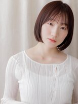 カバーヘア ブリス 志木南口駅前店(COVER HAIR bliss)&nbsp;ダークアッシュ切りっぱなし顔周りレイヤーボブX志木20代30代