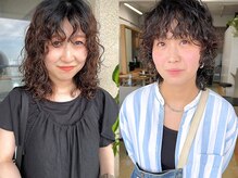 空気を含んだ、ラフな毛先の遊び。ウェットな質感で仕上がれば雨の日でもなんのその。