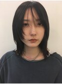 お顔周り/似合わせ/レイヤーカット/ハッシュカット/ミディアム