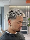 ショートマレット × フェード