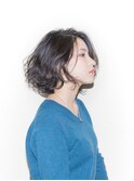 【モード+パーマ】ウェービーボブ Sullivan千葉