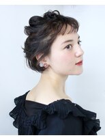 ザ ライフ(the LIFE) 黒髪お呼ばれショートアレンジ♪