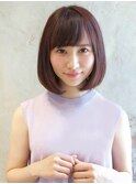 つるんと肩上ボブ