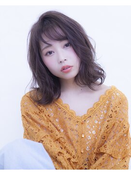 メノン 茨木店(Menon) 鎖骨レングス×カールスタイル