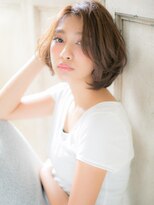 ブルー(BLUE)&nbsp;*CUORE水戸*…モードなくせ毛風小顔センシュアルショートb