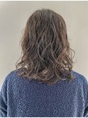 wave perm ×  ash beige