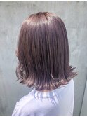 パールグレー×パープル
