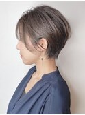 【morio原宿】骨格美人 ショートヘア 透明感カラー
