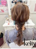 ローポニーテールアレンジ【TEL予約】￥2300→￥2100