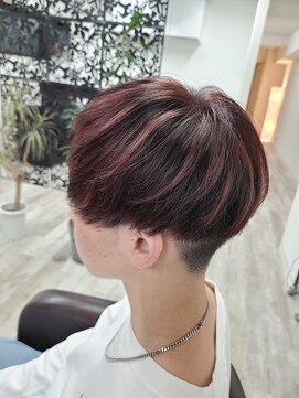 アンクラウド(an cloud) ショートマッシュ［ハイライト+ローライト］