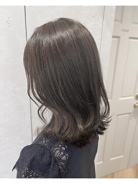 ロンドプランタン 恵比寿(Lond Printemps) ハイライトダブルカラー透明感カーキグレージュ【中居】