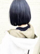 モリオ フロム ロンドン 成増店&nbsp;【morio成増/玉井】ボブ　ネイビーブルー