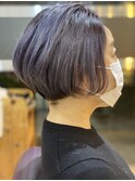 大人の丸みボブ