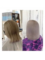 クラン ヘアーアンドスタジオ(CLAN hair & studio)&nbsp;ハイトーンエクステブリーチインナーミルクティーベージュ