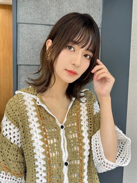 ルービック 梅田茶屋町(Rubik) くびれレイヤーエモージュ/小顔大人ミディ