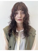 ロングパーマ