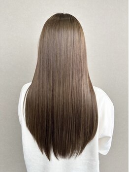 ザ ラブズ ラフズ ヘアー 本店(the loves laughs hair)の写真/《究極のワンメイクカラー》【白髪ぼかし/脱白髪染め】髪の素材・状態に合わせたメニュー展開で素材感up☆