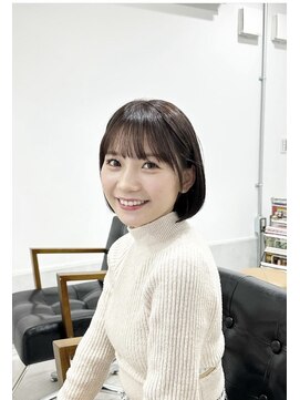 プラグ(Plug) ミニボブケラチントリートメントナチュラルブラウン美髪バング