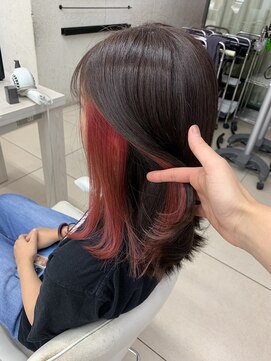 プロデュース 東橋本店(Produce) インナーカラー×ピンク【橋本/東橋本】