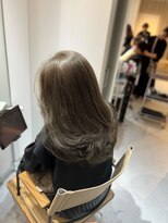 ロエ 恵比寿 代官山(ROE)&nbsp;オリーブベージュ　マチルダボブインナーグレージュ前髪