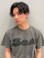 アグ ヘアー ムーン 大阪深井店(Agu hair moon) 《Agu hair》緩めツイスパセンター分け【numberA.×BLEACHi】