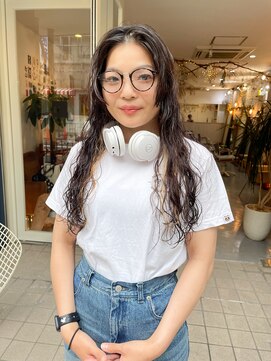 ヒツジ(hitsuji) ロングくるくるパーマ