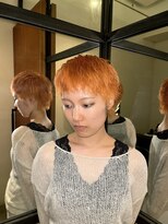 リー 十三(Lee)&nbsp;【Lee十三 みなと】ハイトーン/ベリショオレンジ