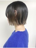 【morio原宿】大人 ボブ ハイライトカラー
