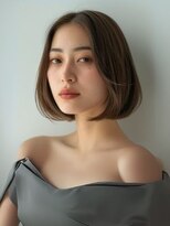 フラウ 柳沢店&nbsp;黒髪/ボブルフ/ネビージュ/小顔/ワンレン/柳沢/髪質改善/前髪