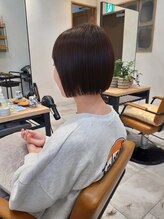 ラボヌールヘアーグレース 門前仲町店(La Bonheur hair grace) 【三瓶】切りっぱなしボブ/ぷつボブ/透明感グレージュカラー