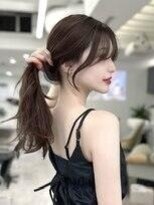 アマトウキョウ アユンチェ(AMA TOKYO×AYUNCHE)&nbsp;韓国スタイル/ナチュラルくびれヘア_くびれ巻き_レイヤーカット