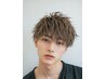 (メンズ限定)カット+フルカラー+ハイライト+うるうるtr¥14000