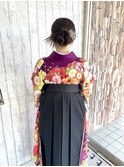 ヘアセット＆袴着付け