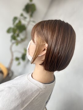 モア ヘアデザイン バイ オリジンズ つくばみどりの店(moA hair design by Origins) ミニマムボブ