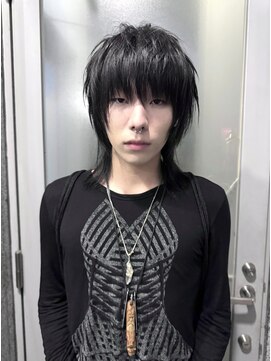 レコ 渋谷(LECO) レイヤーカットウルフカットシャギーカットメンズカット