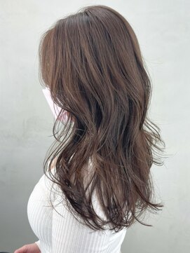 シオン(shion) ロング韓国ヘア顔周りレイヤー美髪_ba397593