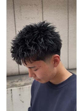 ダムディートウキョウヘアーラウンジ 上野店(DAMDEE TOKYO hair lounge) ダウンバングスパイキー