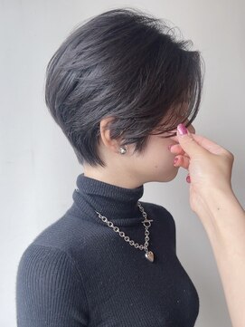 モリオフロムロンドン 原宿本店(morio from London) 【morio原宿】ハンサムショート 黒髪