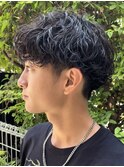 立川ツイストスパイラルパーマ波巻きパーマシャドウパーマ緩め