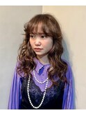 パーマ/くるくるパーマ/ベージュカラー