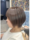 ナチュラルブラウン×質感再整カラー
